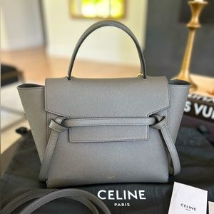 Celine Micro Belt Bag Gray EUC
